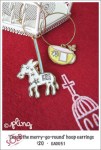 EA0051 – ‘i’m on the merry-go-round’ hoop&nbsp;earrings