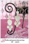 EA0052 – milky spring green drop&nbsp;earrings