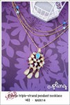 NA0014 – George triple-strand pendant&nbsp;necklace