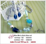 SA0005 – Nine West ethnic blues&nbsp;set