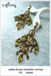 EA0080 – golden dreams chandelier&nbsp;earrings