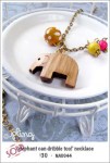 NA0044 – ‘elephant can dribble too!’&nbsp;necklace