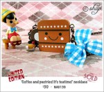 NA0139 – ‘Coffee and pastries! It’s teatime!’&nbsp;necklace