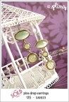 EA0023 - pine drop earrings