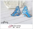 EA0118 - blue dove earrings