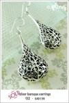 EA0139 – silver baroque&nbsp;earrings
