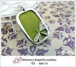 NA0110 – shimmery dragonfly&nbsp;necklace