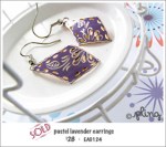 EA0124 – pastel lavender&nbsp;earrings