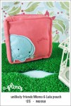 PA0008 – unlikely friends Momo & Lulu&nbsp;pouch