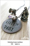 NA0214 – listening to jazz&nbsp;necklace