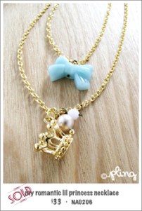 NA0206 - my romantic lil princess necklace