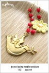 NA0217 – peace loving people&nbsp;necklace