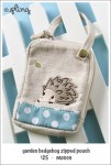 PA0009 – garden hedgehog zipped&nbsp;pouch
