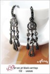 EA0085 – jet set, jet black&nbsp;earrings