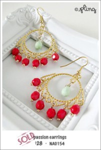 EA0154 - passion earrings