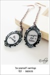 SHE003S – ‘be yourself’&nbsp;earrings
