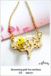 NA0231 – blossoming gold tree&nbsp;necklace