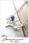 NA0232 – blossoming silver tree&nbsp;necklace