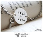NA0250 – hope & love&nbsp;necklace